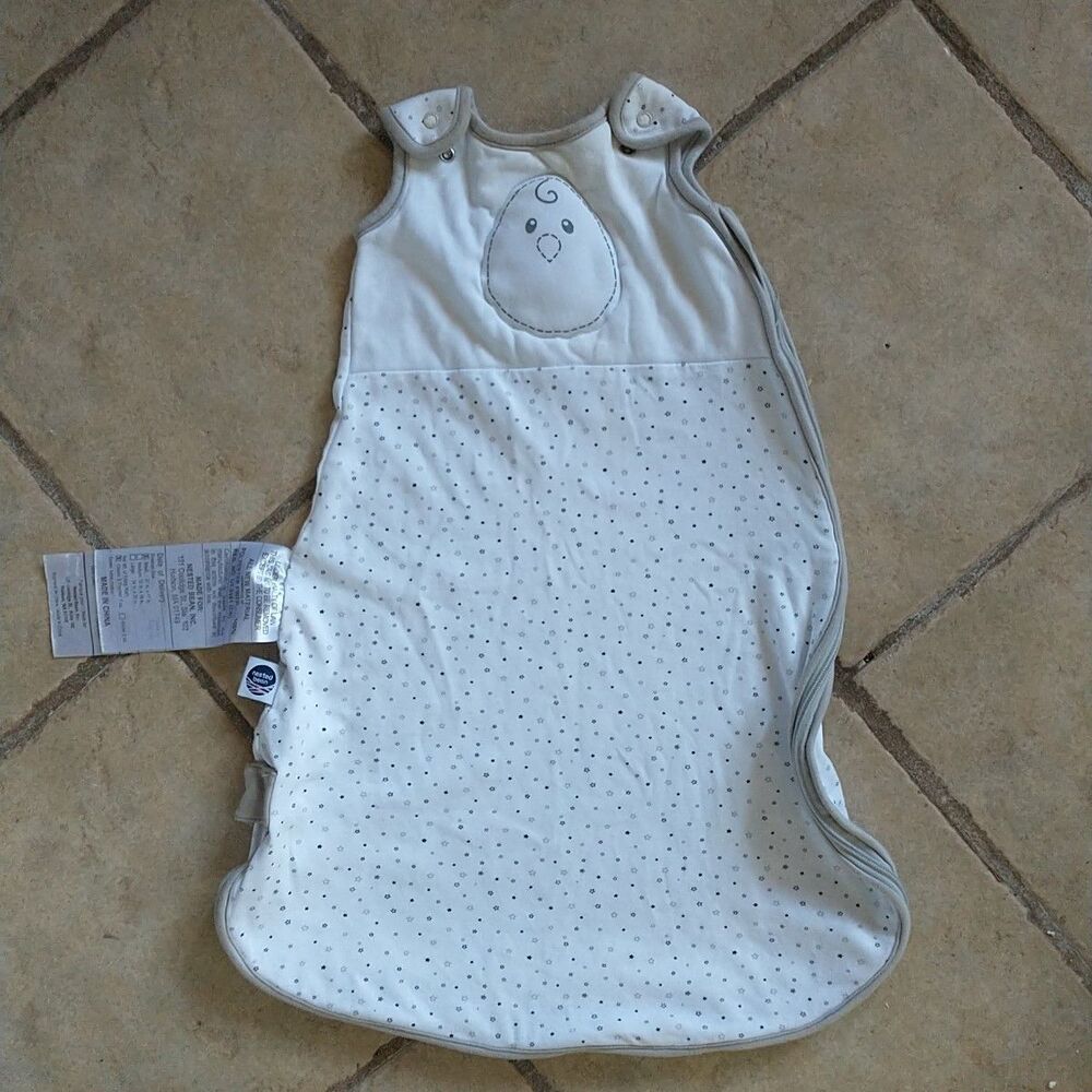 Bean Zen Sack Sleep Sack S 0-6 Months Wearable Blanket 100% Cotton